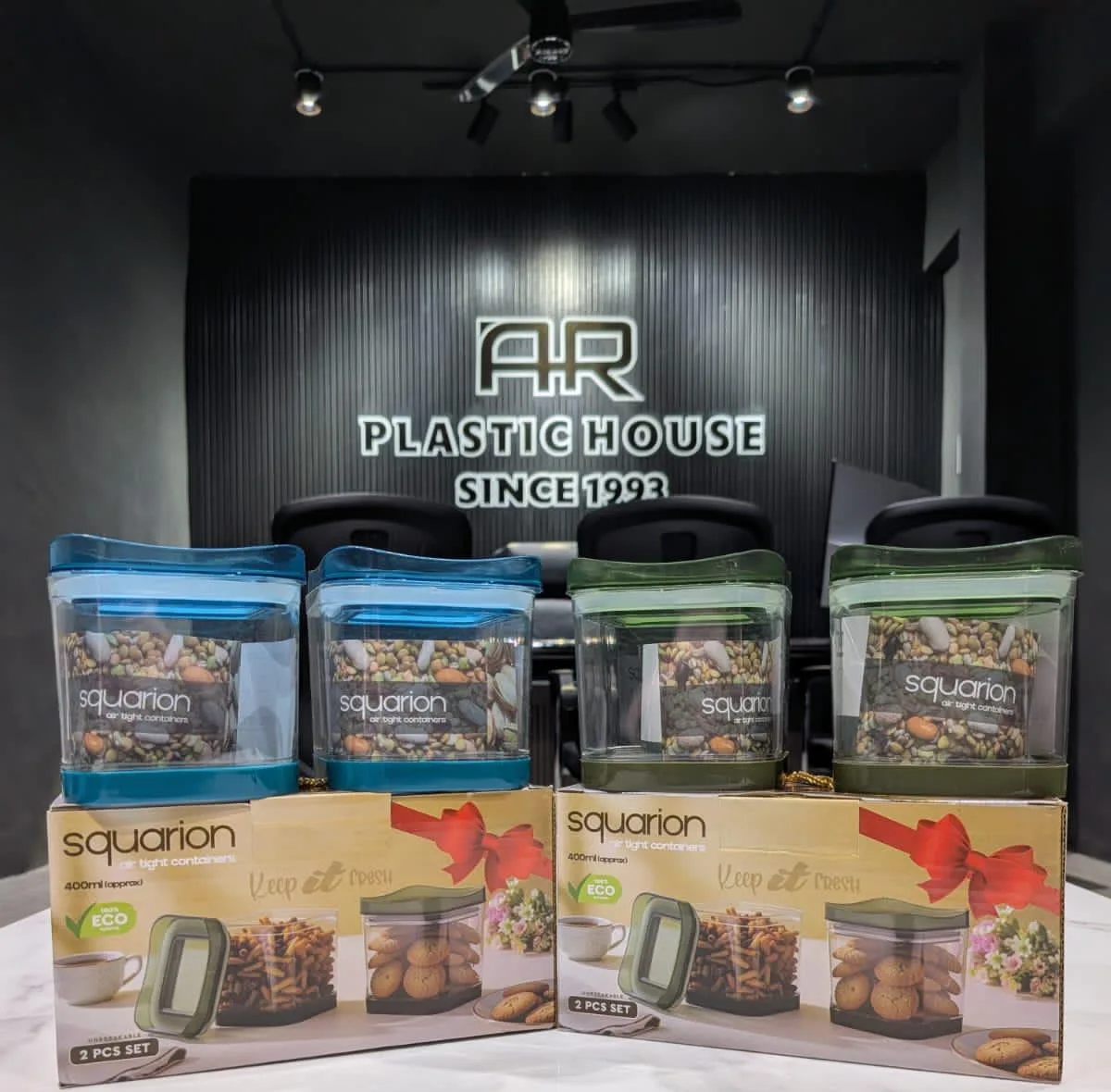 Squarion Airtight Food Storage Container Set