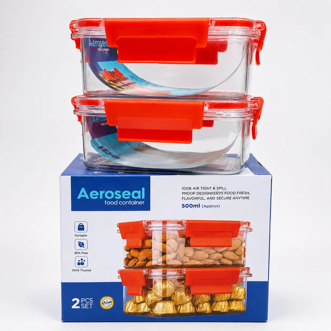 Aeroseal Airtight Food Container Set