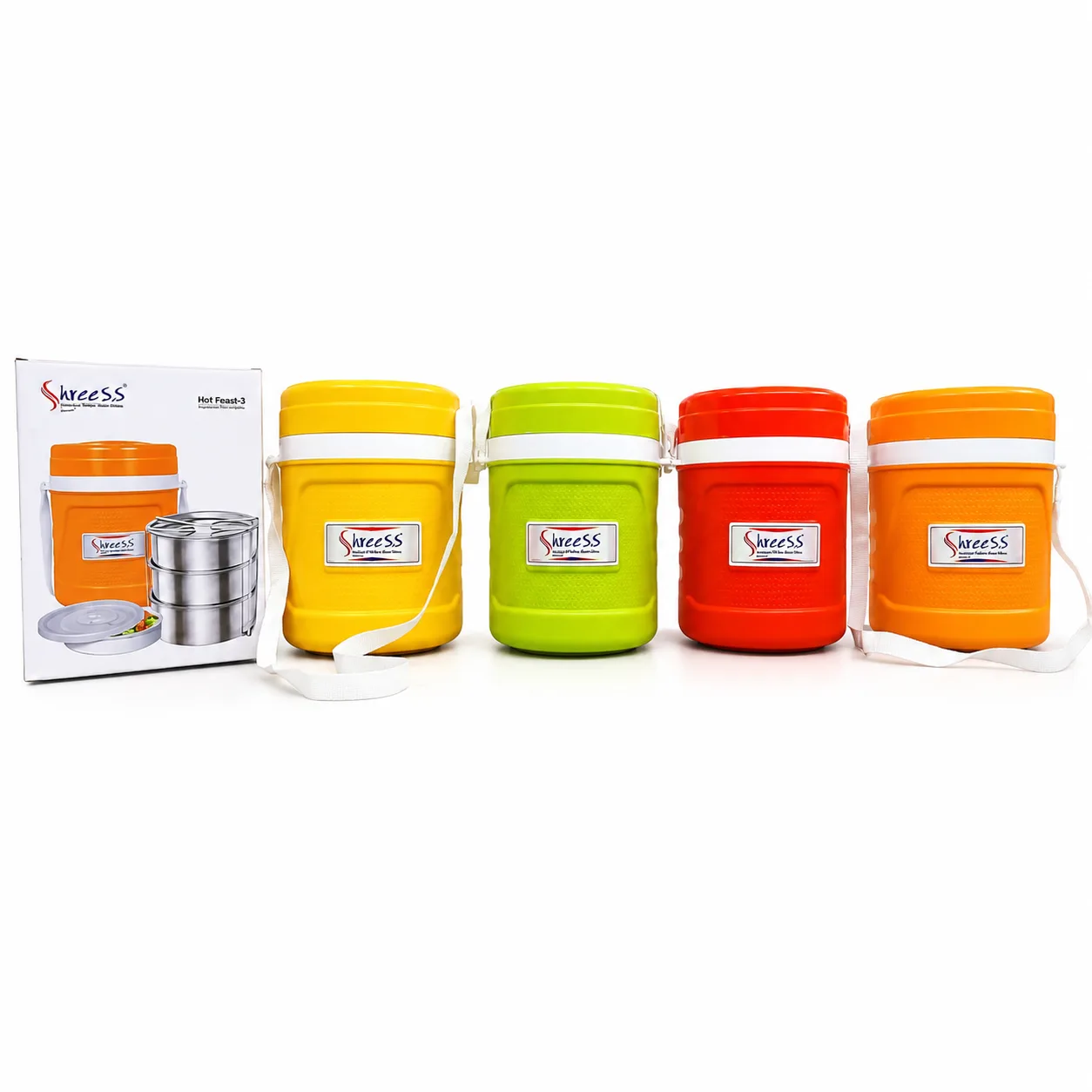 Shreess Insulated Stainless-Steel Tiffin Carrier