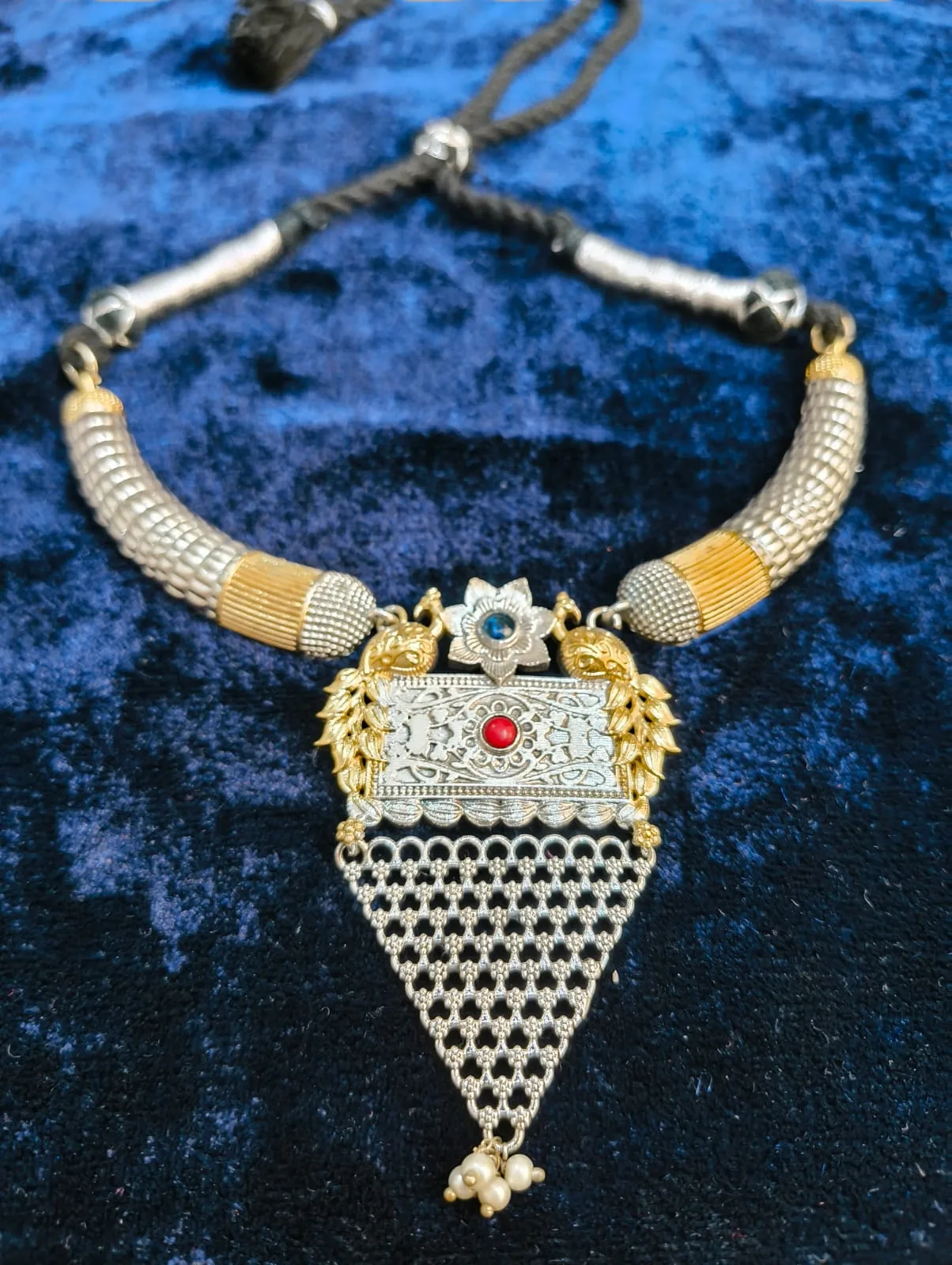 Trending fahion oxidised necklace handcrafted