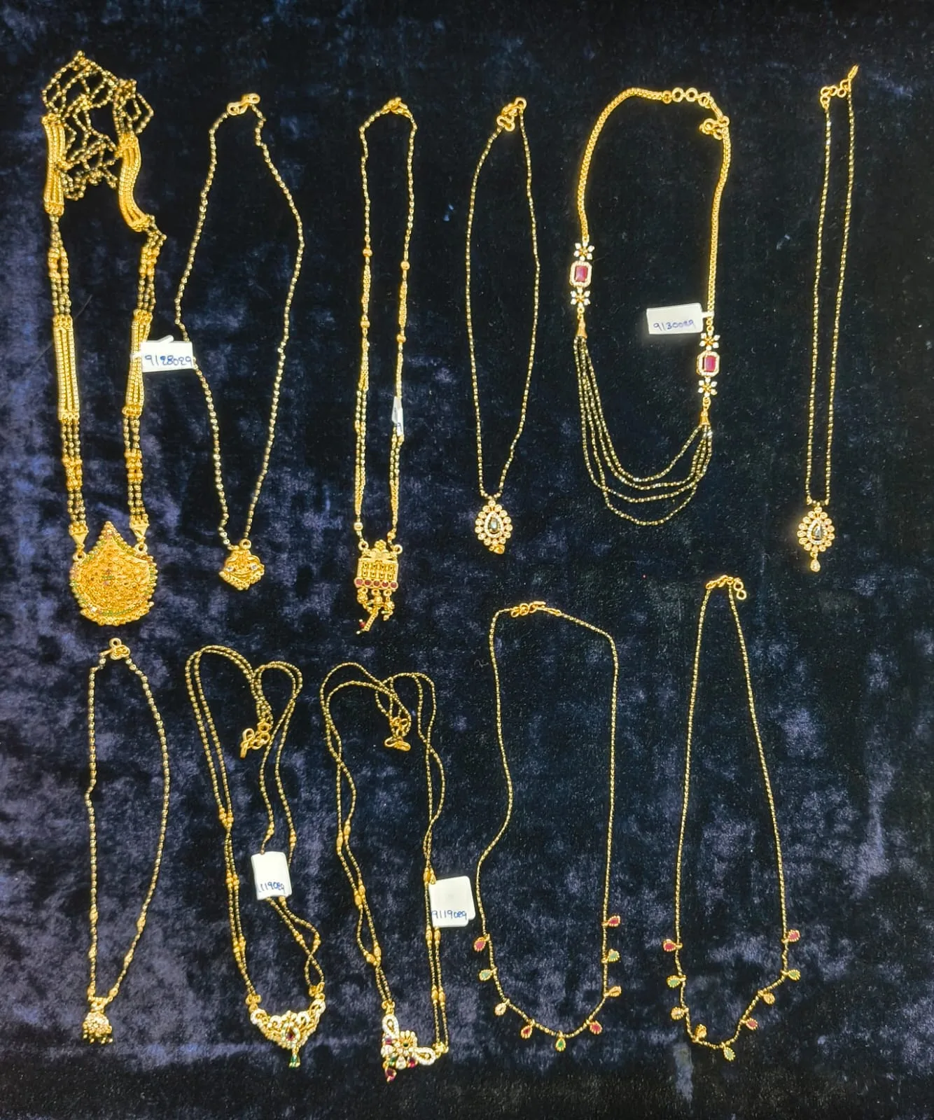 Elegant Gold-Tone Mangalsutra Collection