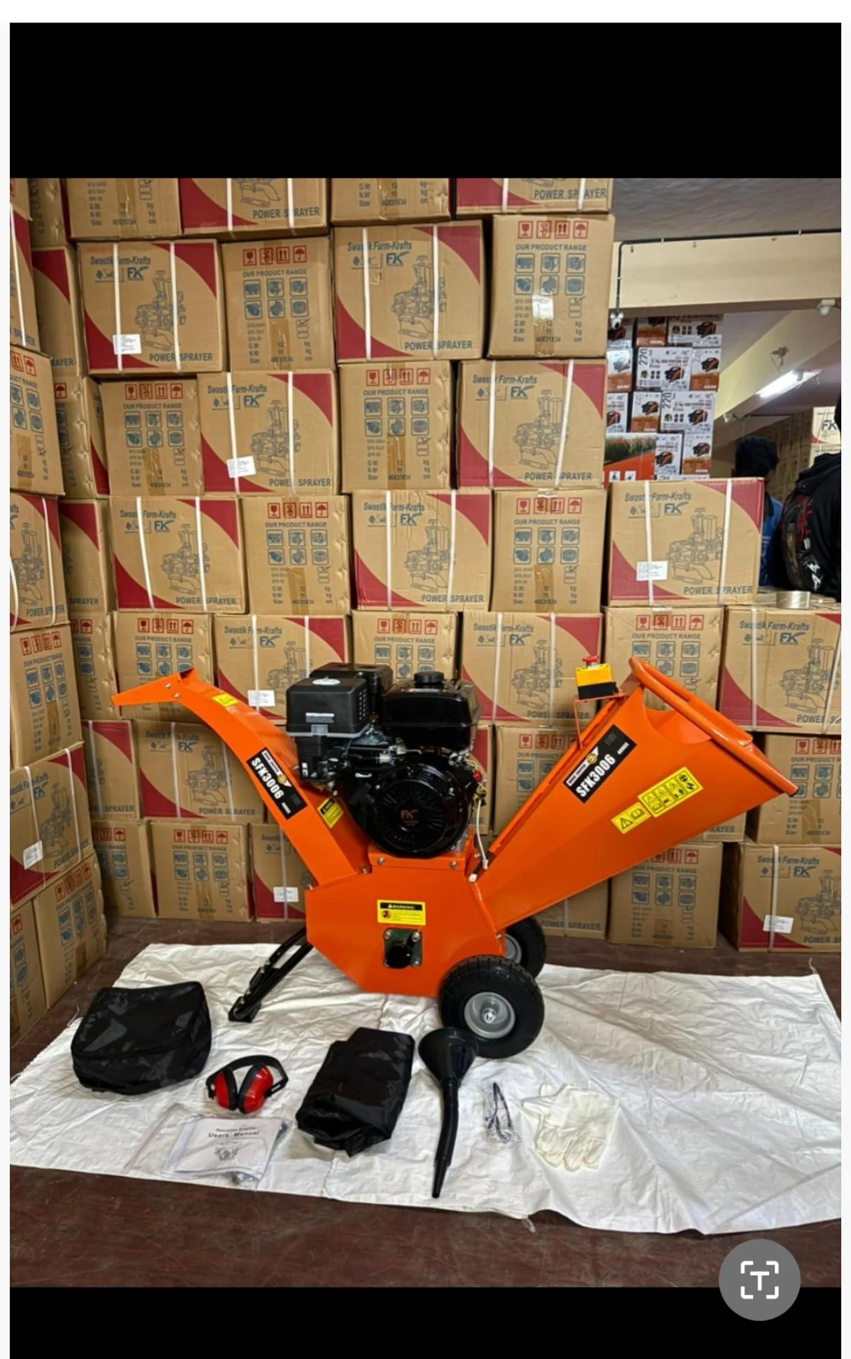 WOOD 🪵🪓 CHIPPER  PETROL ENGINE 7 HP