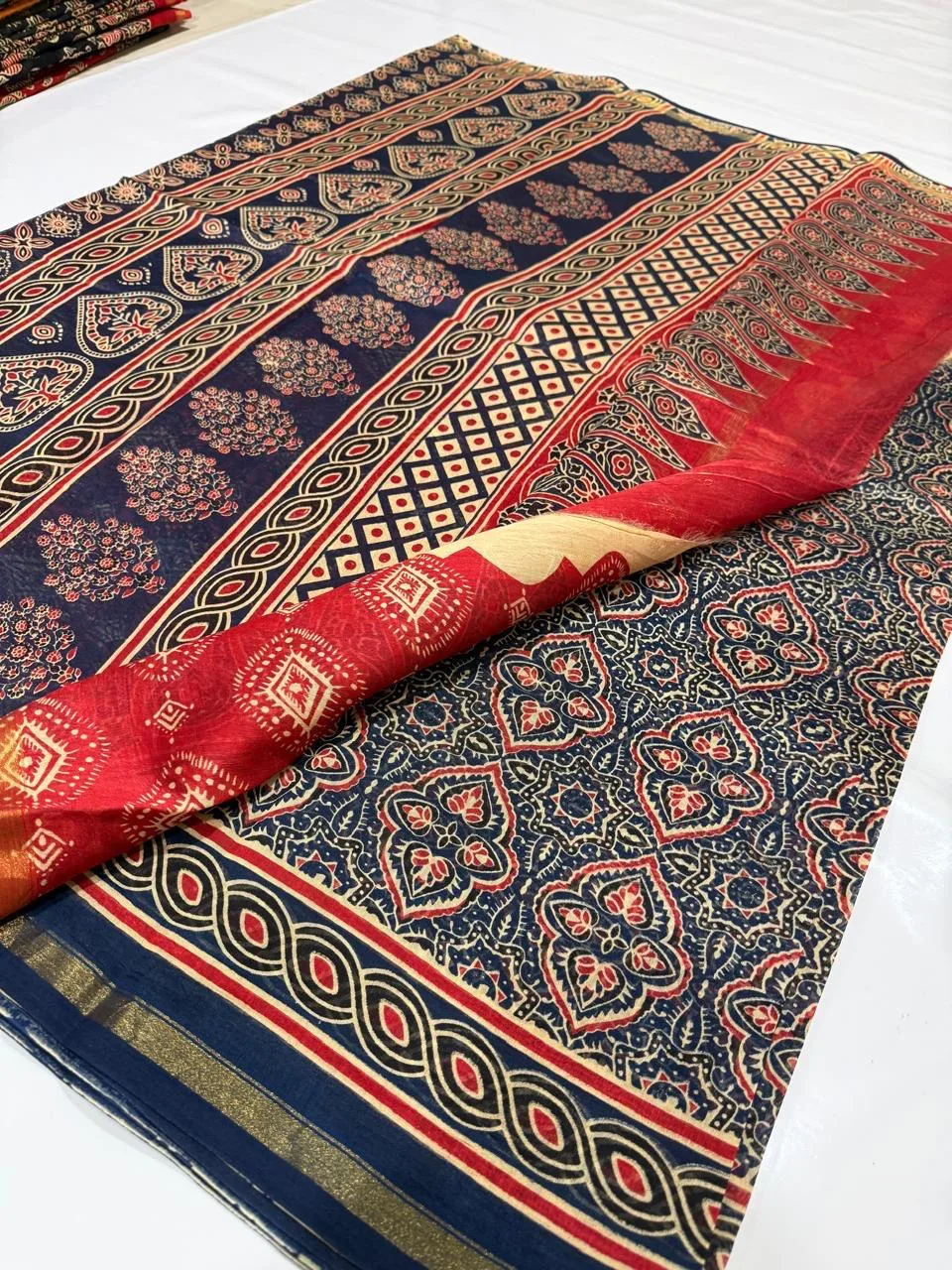 Chenderi Printed Collections - Ajrak Print