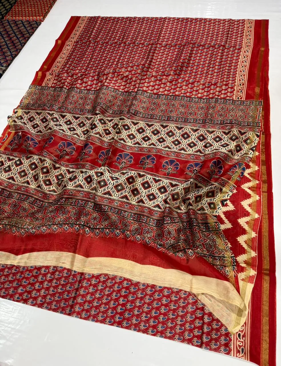 Chenderi Printed Collections - Ajrak Print