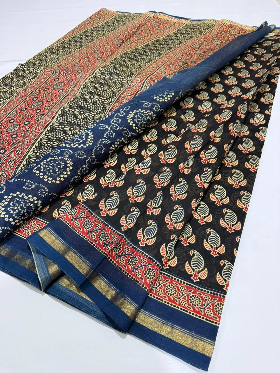 Chenderi Printed Collections - Ajrak Print