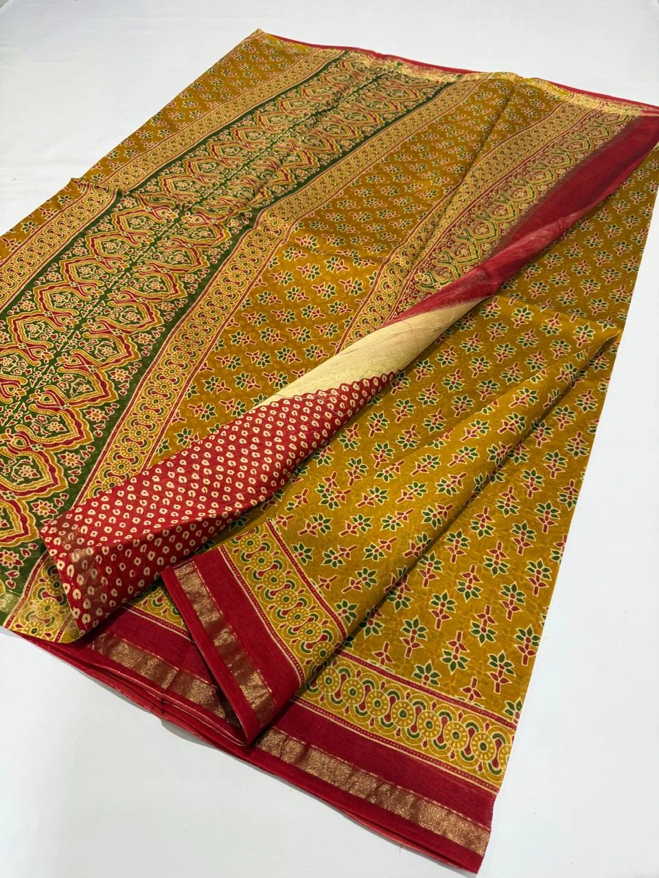 Chenderi Printed Collections - Ajrak Print