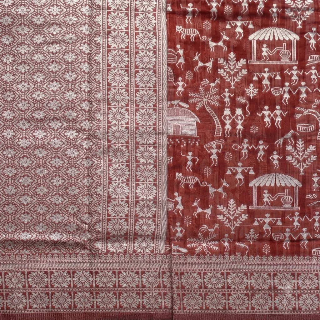 Cotton Silk Tribal Weaving Saree SV004F