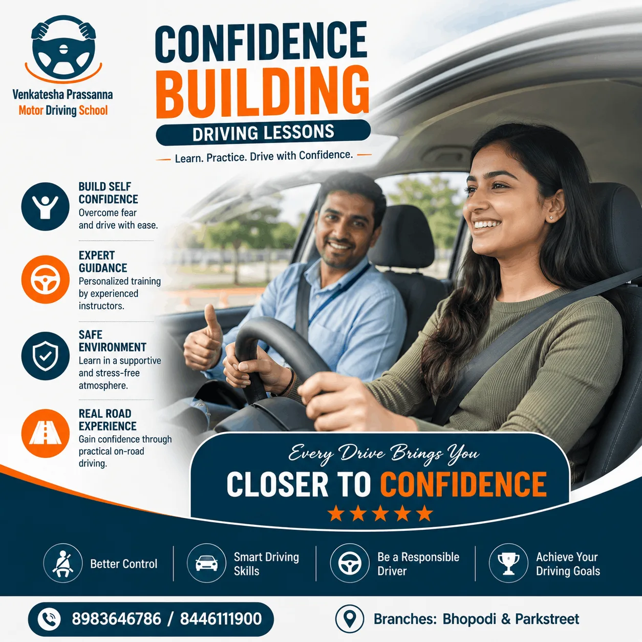Confidence Building Driving Lessons