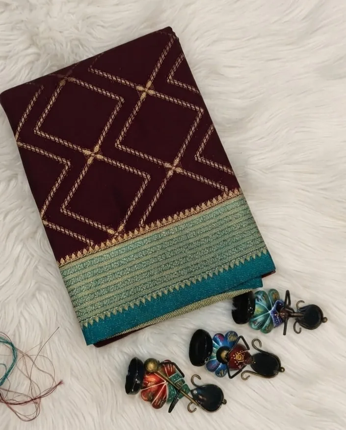 Mysore Silk Saree With Rich Pallu