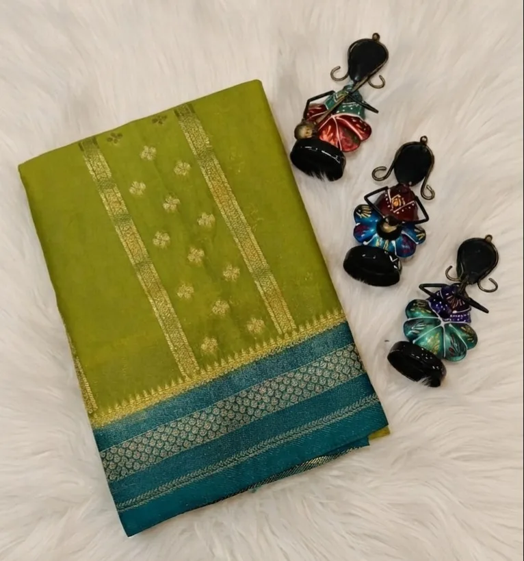 Mysore Silk Saree With Rich Pallu
