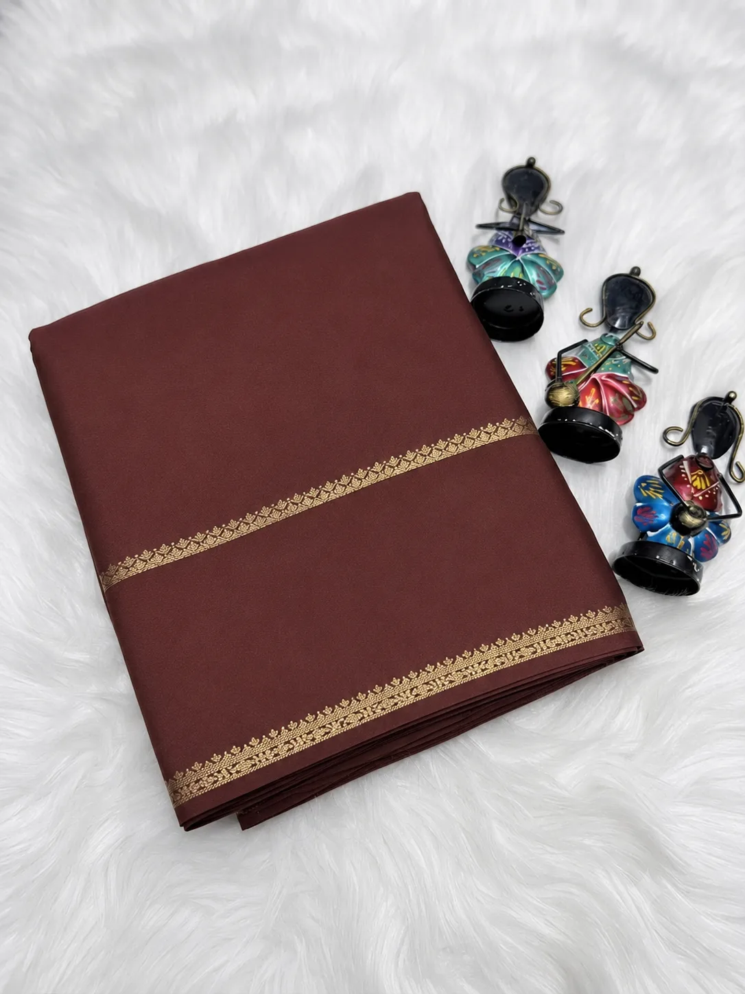 Premium Mysore Silk Crepe Saree