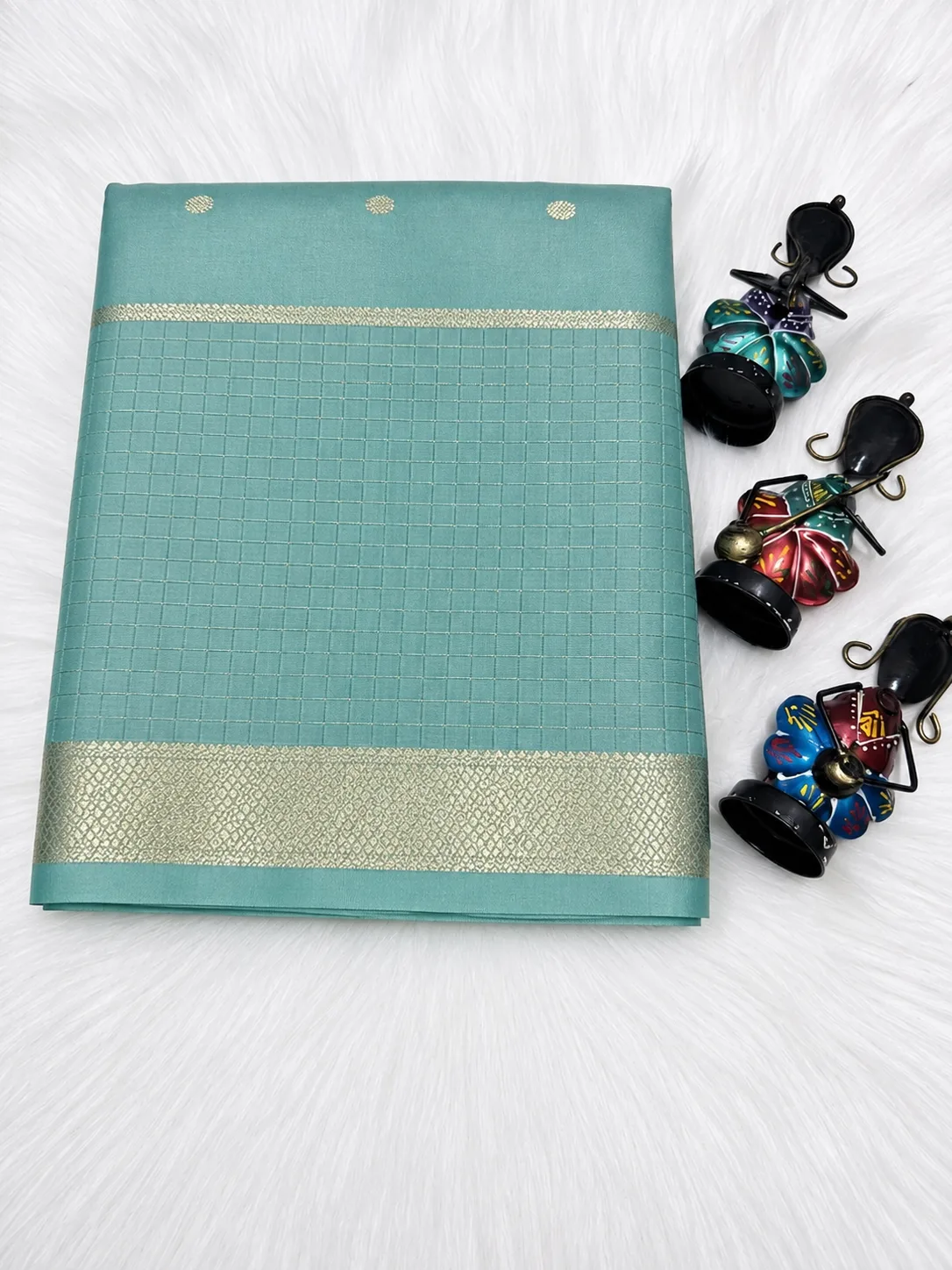 Premium Mysore Silk Crepe Saree