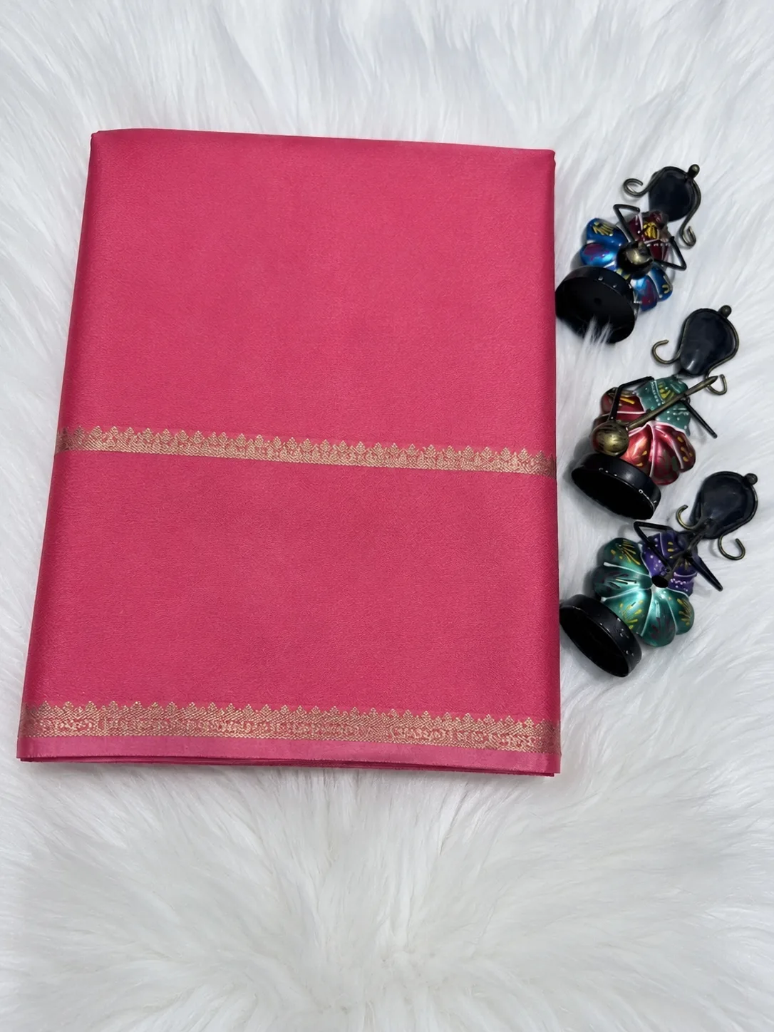 Premium Mysore Silk Crepe Saree