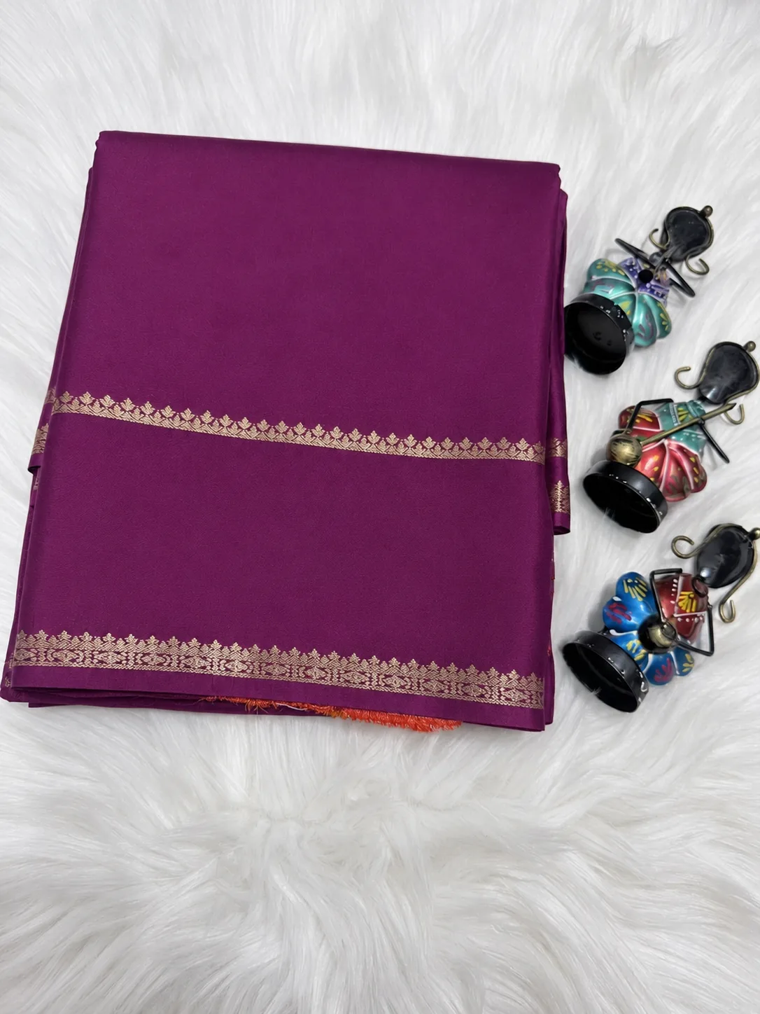 Premium Mysore Silk Crepe Saree
