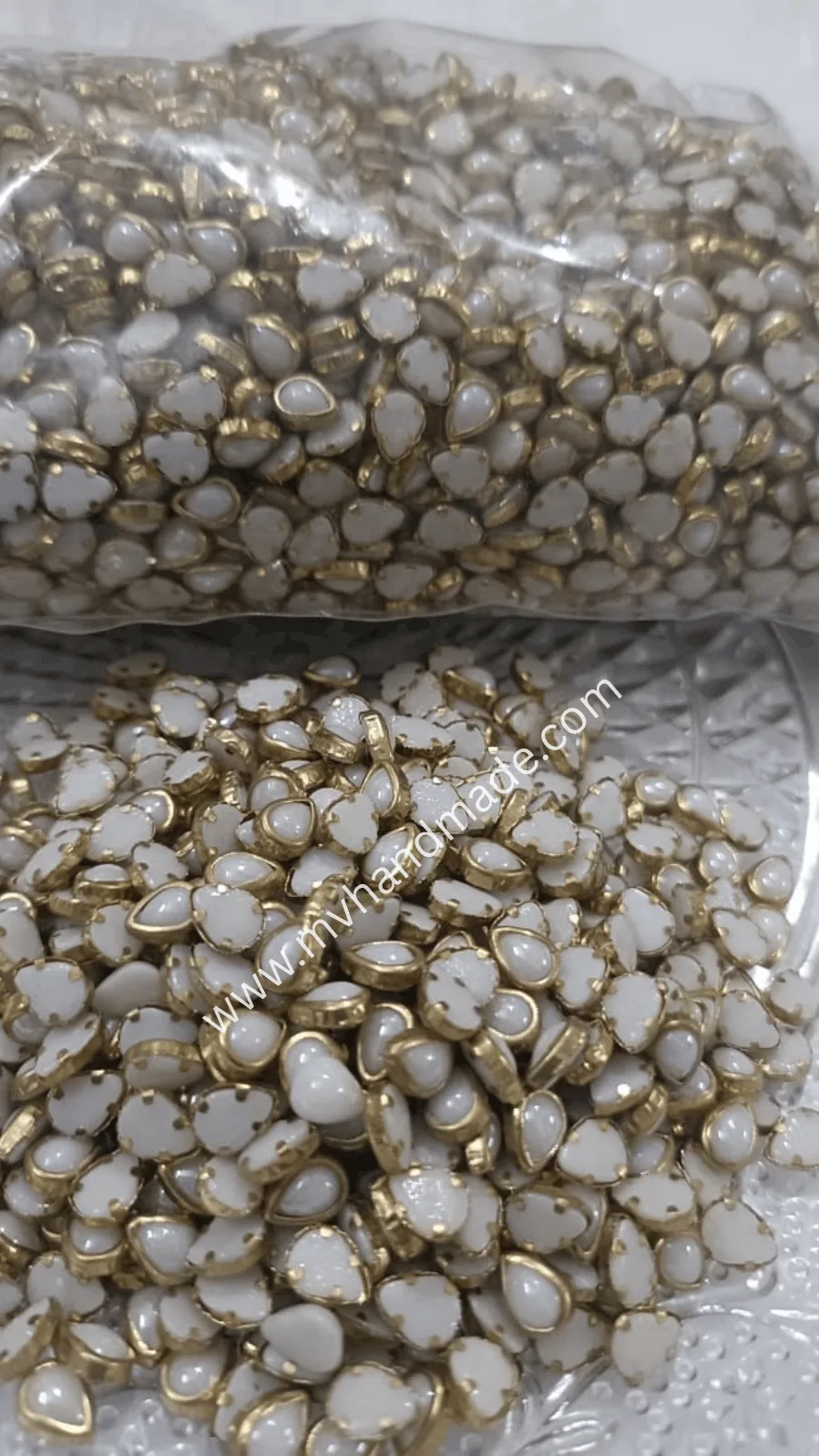 White ceramic dropshape