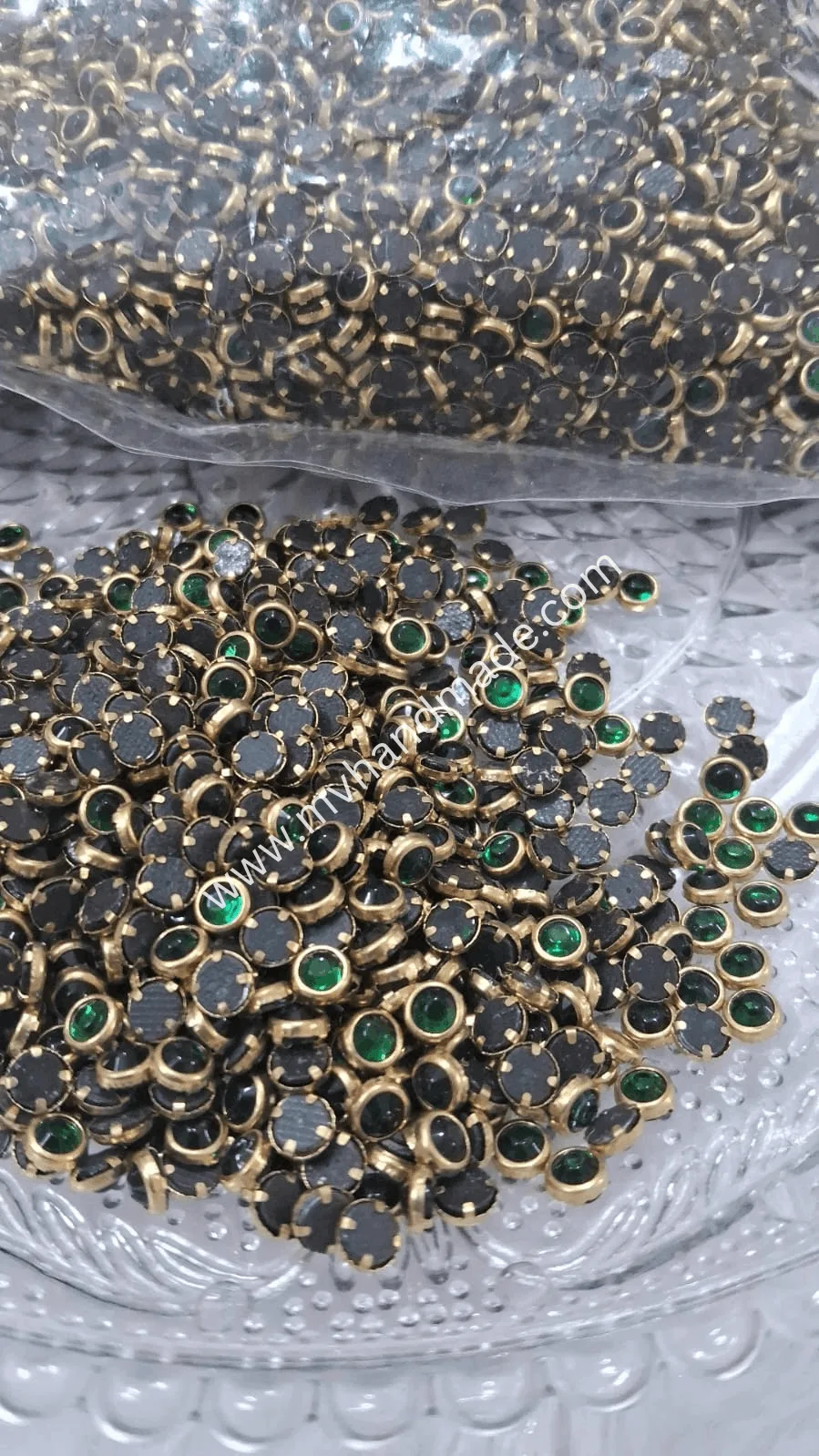 4mm green round