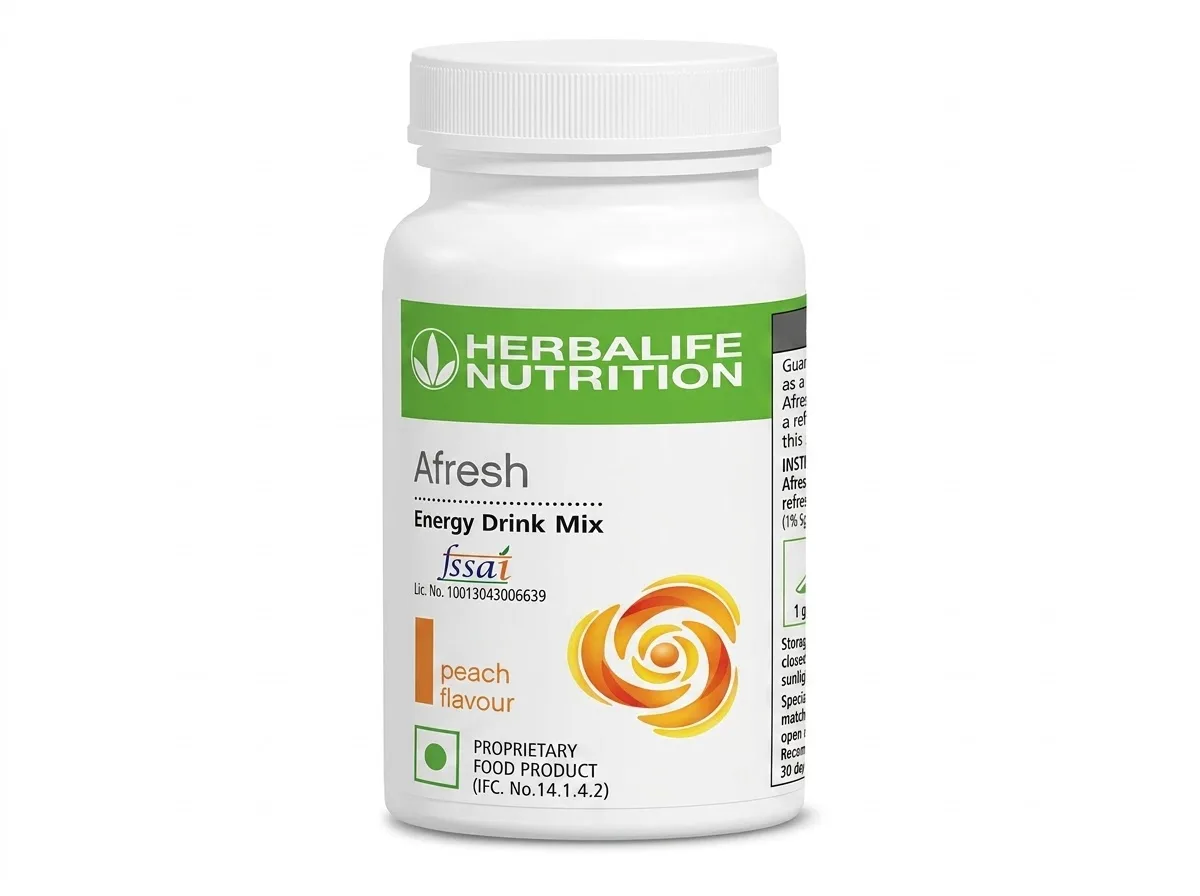 Afresh Energy Drink Mix - Peach 50 gms