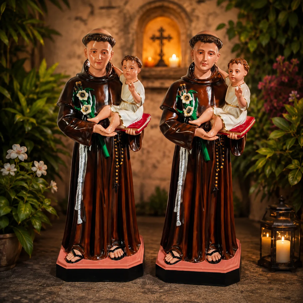 St. Anthony of Padua with Child Jesus Statue