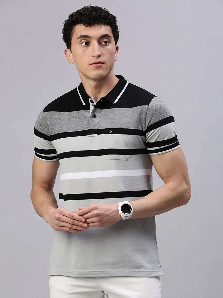Clasic polo  I 4V - 010 I Black Line