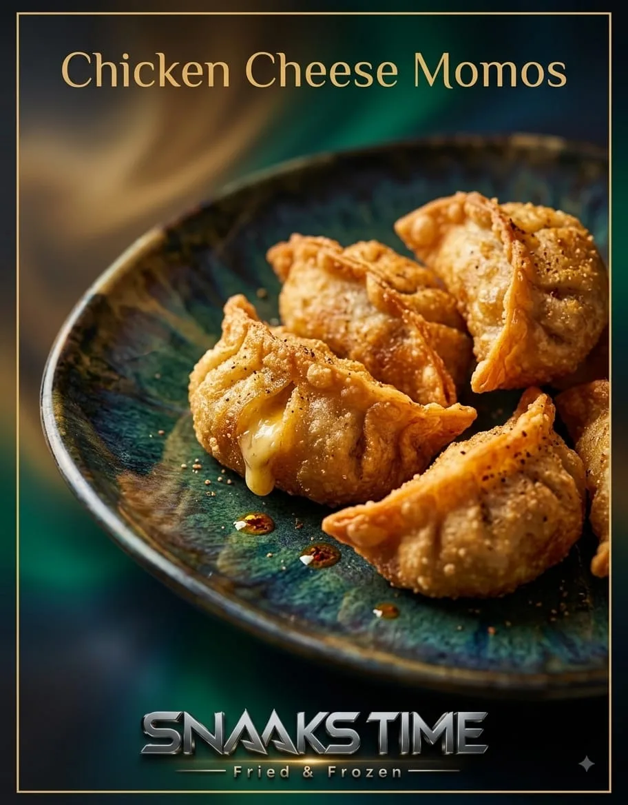 Chicken Cheese Momos #