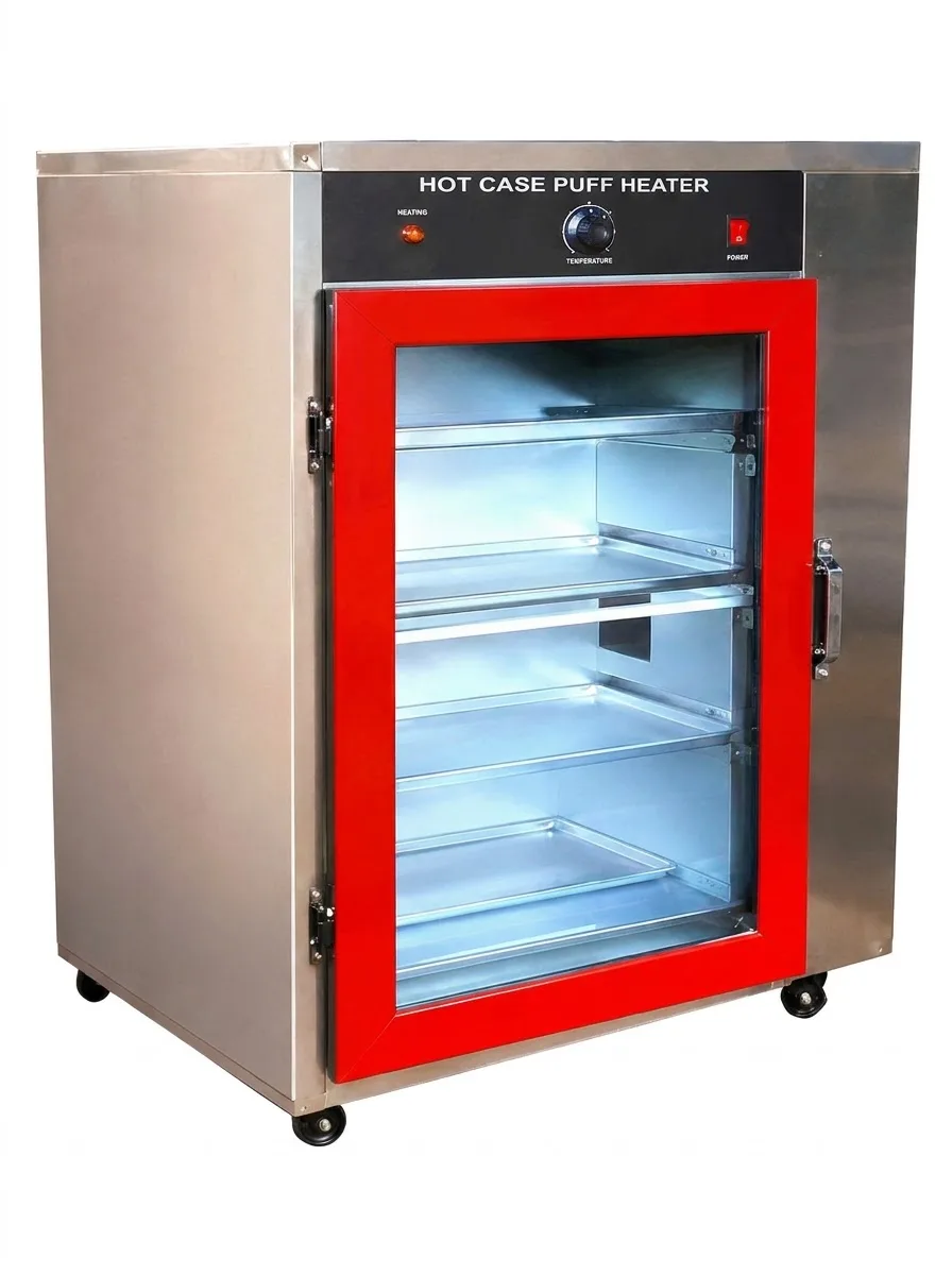 Commercial Hot Case Puff Heater