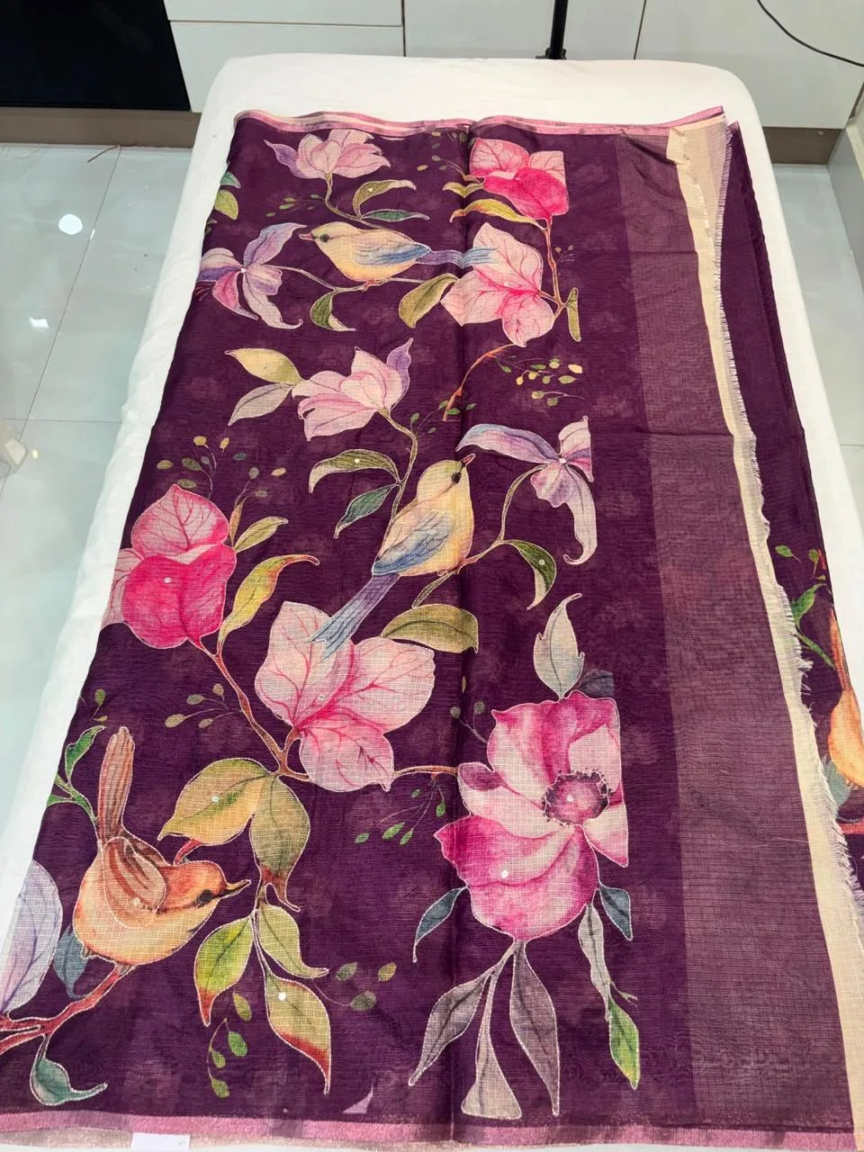 Silk kota work
