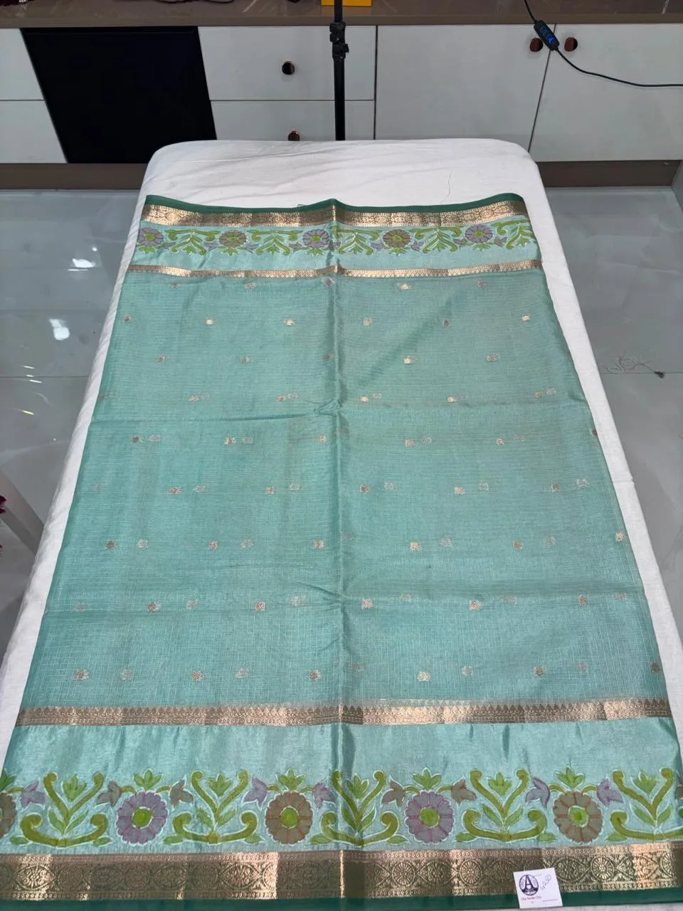 Cotton kota work saree
