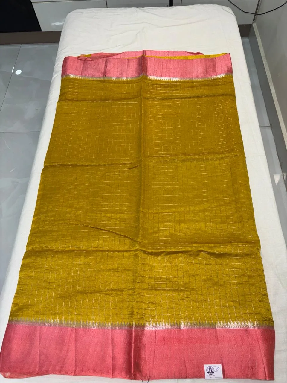 Silk checks saree