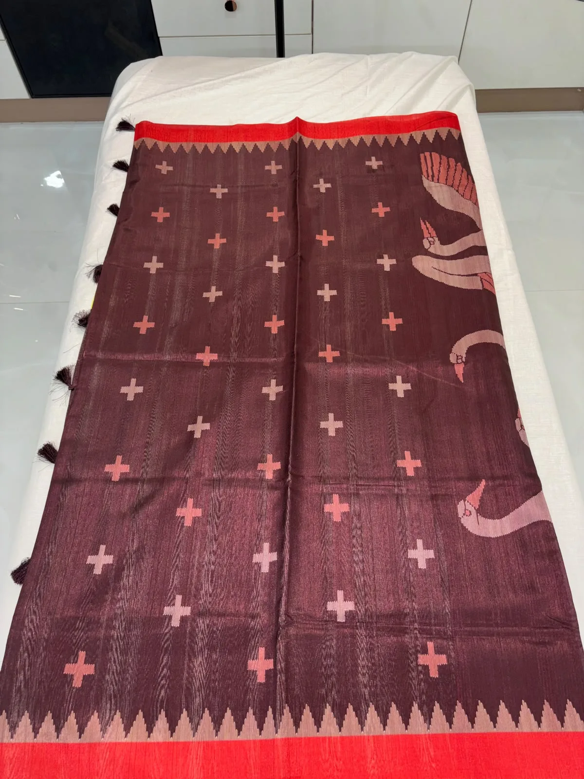 Tussar prints