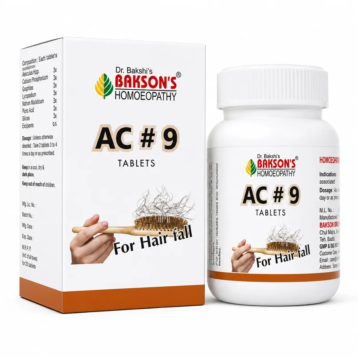 Bakson AC 9 Tablets for Hair Fall