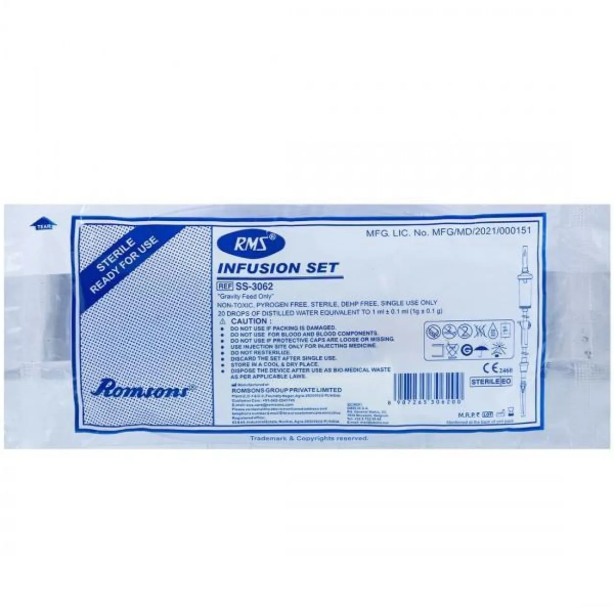 Romsons RMS Infusion Set