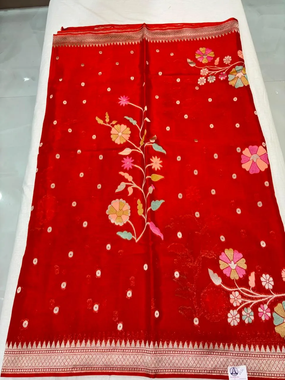 Viscose georgette saree