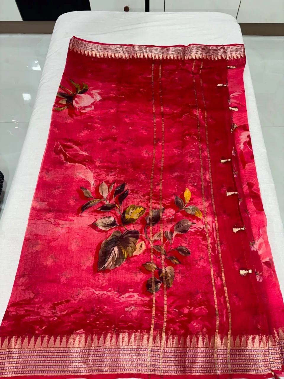 Kora fancy sarees