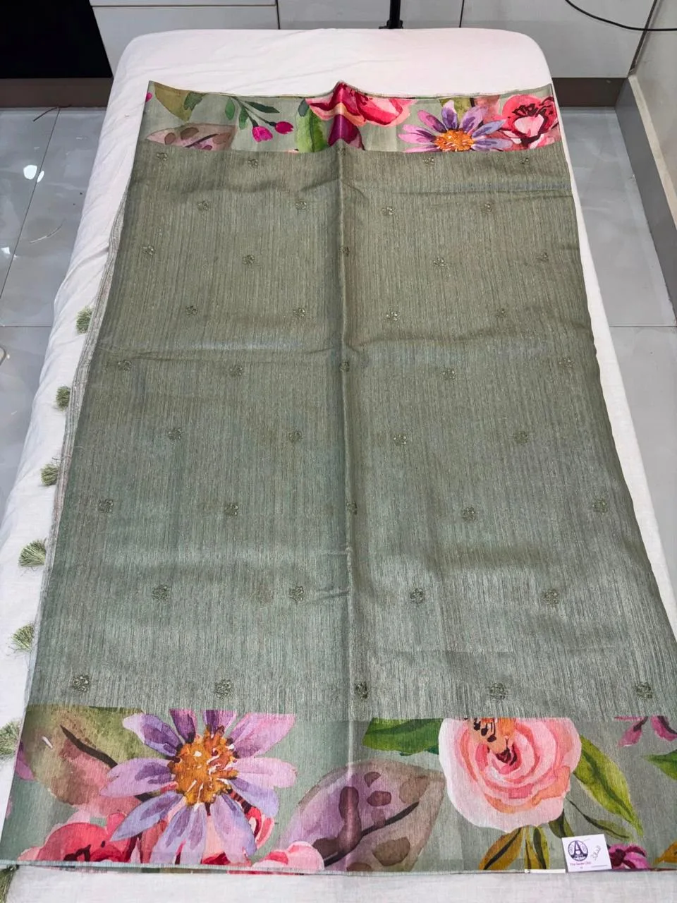 Raw silk work sarees