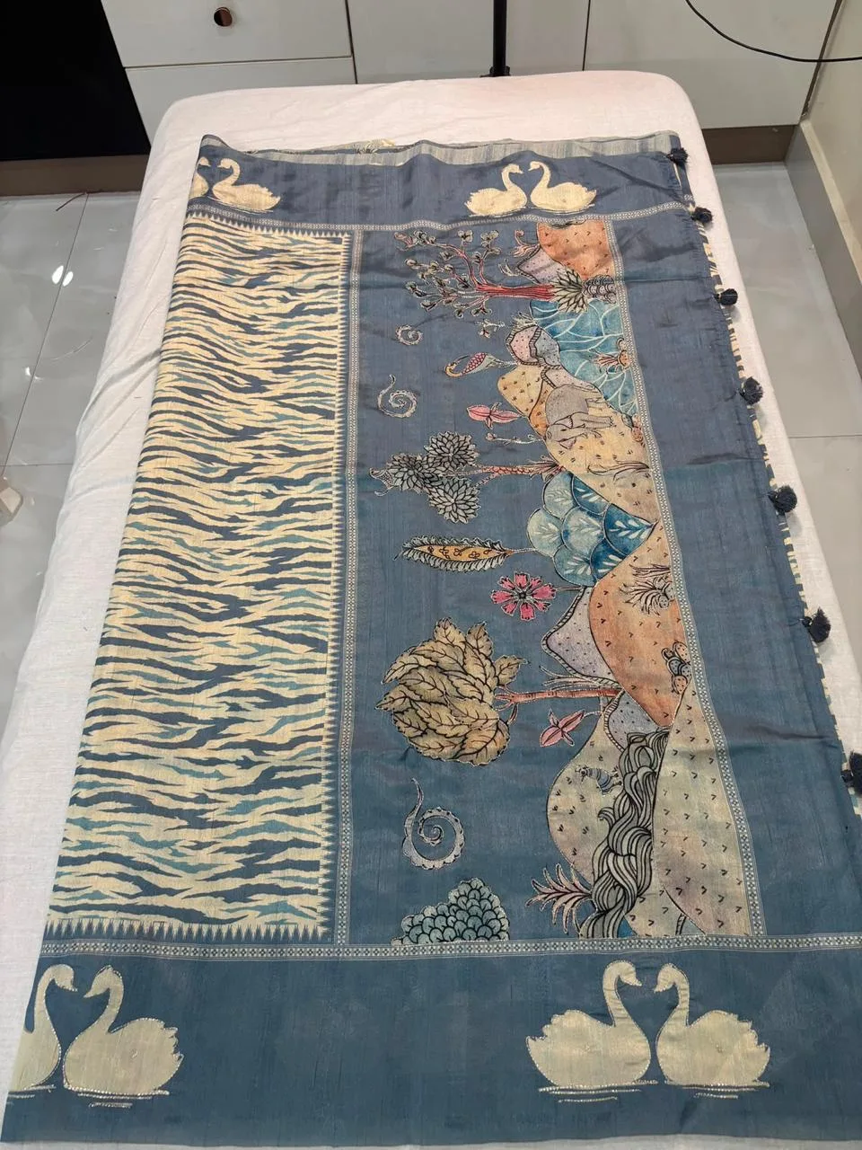 Tussar work