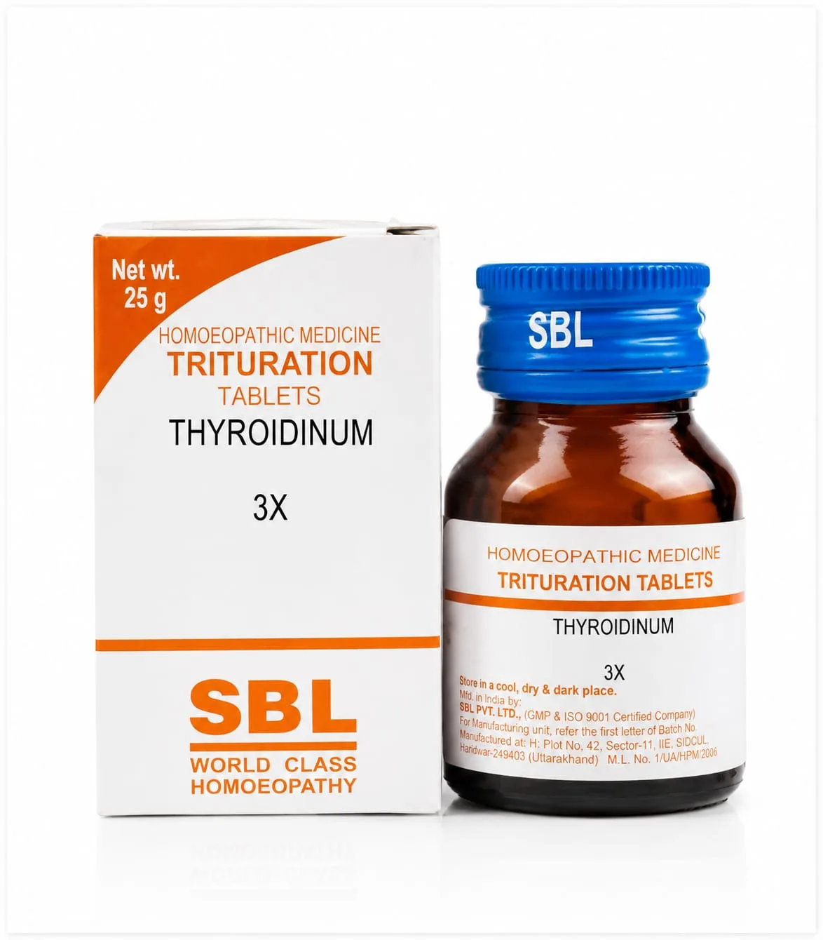 SBL Thyroidinum Trituration Tablets (25 gm)