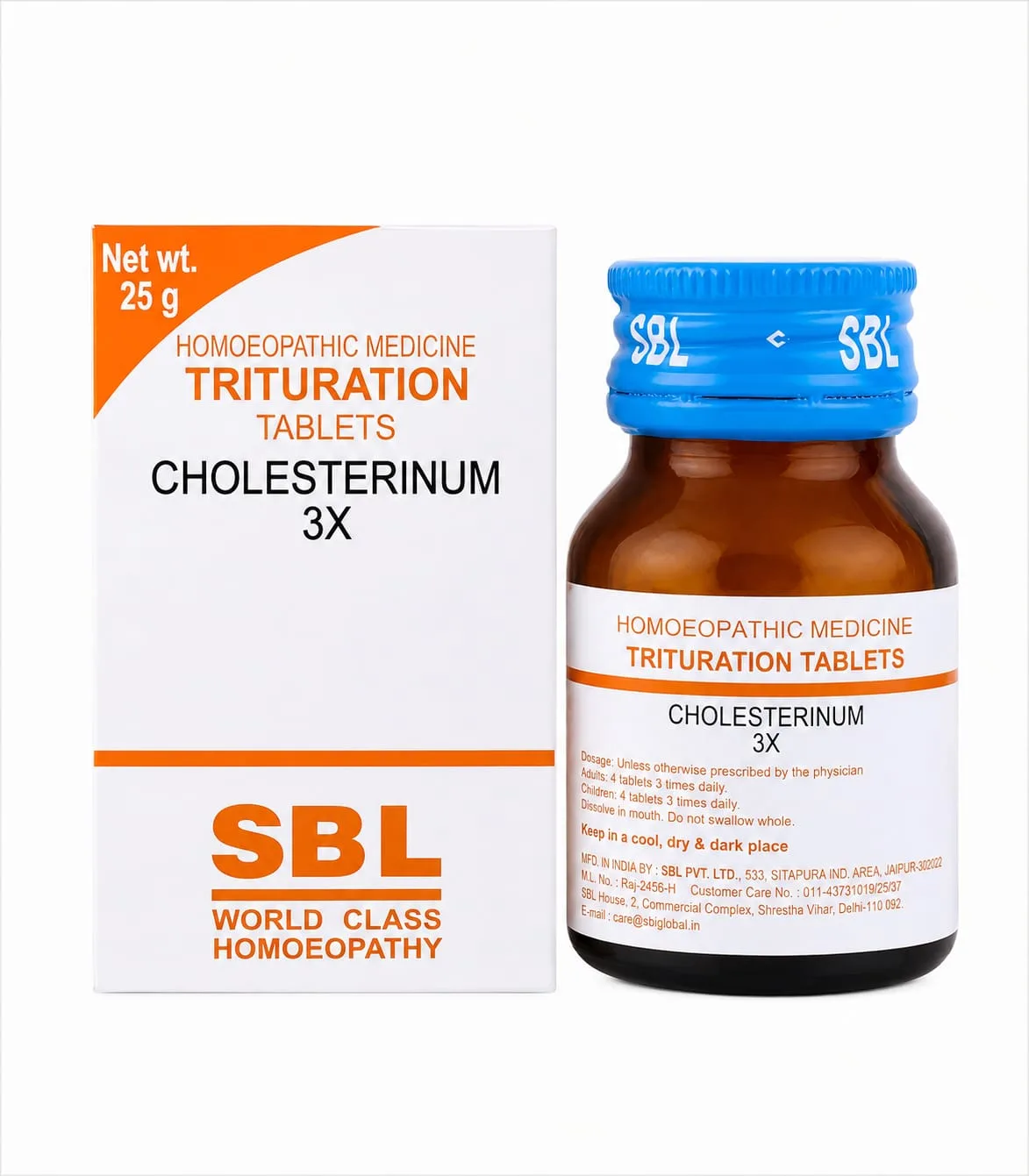 SBL Cholesterinum Trituration Tablets (25 gm)