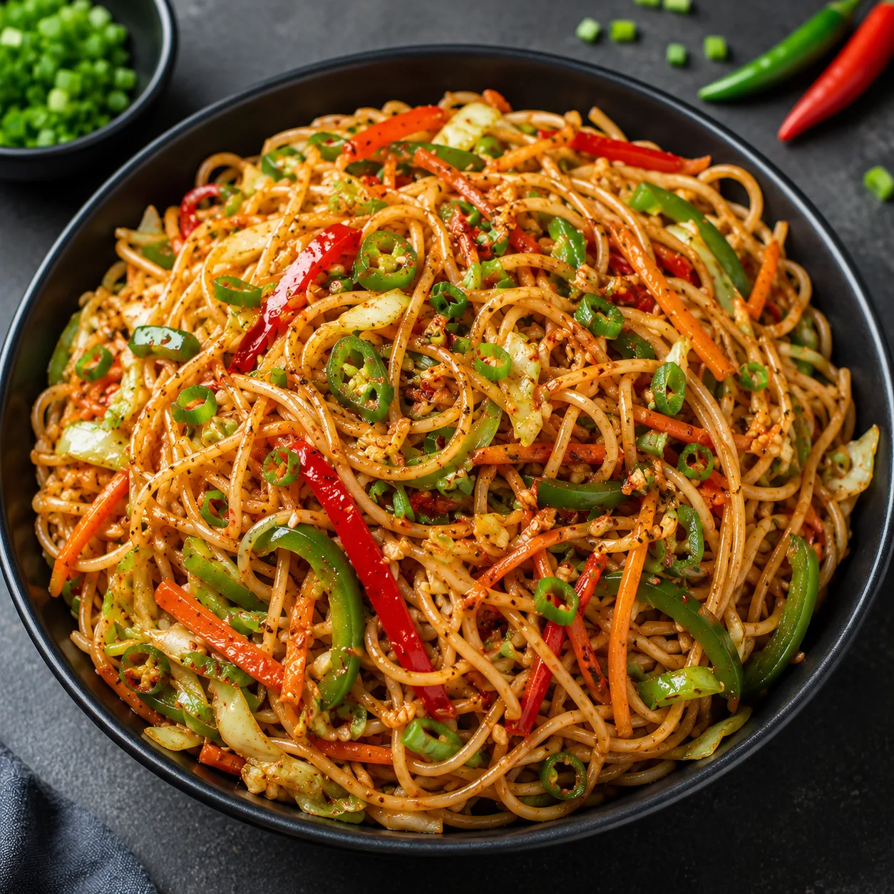 Veg Chilli Noodles