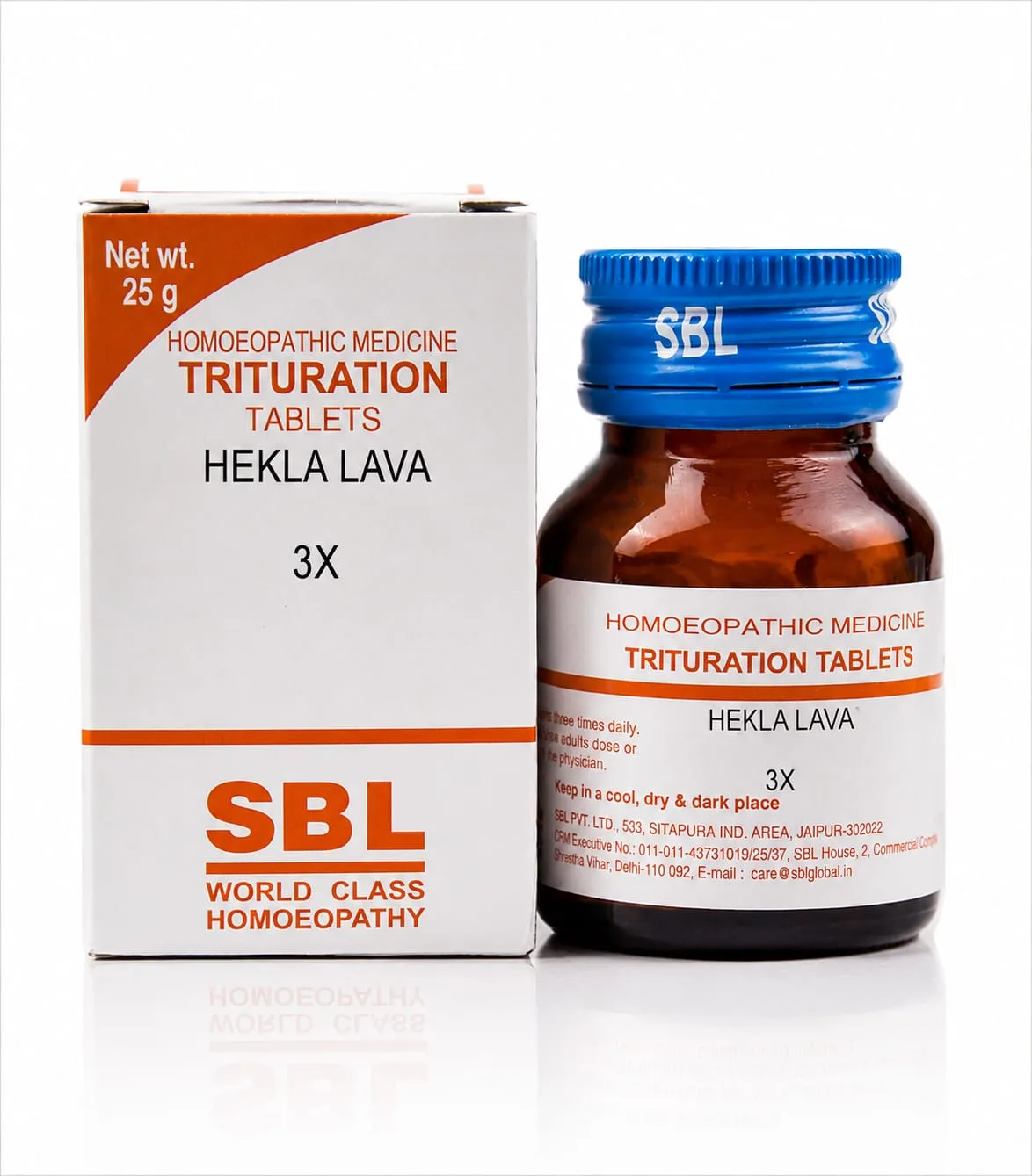 SBL Hekla Lava Trituration Tablets (25 gm)