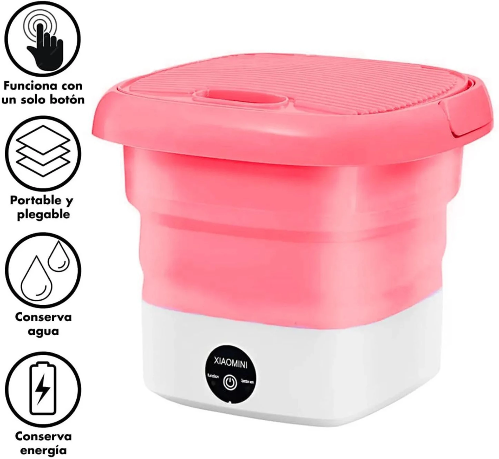 Mini Portable Washing Machine, With Spin Basket, Small Portable Washer Machine Suitable for Underwear Small Clothes Dryer Deep Cleaning
