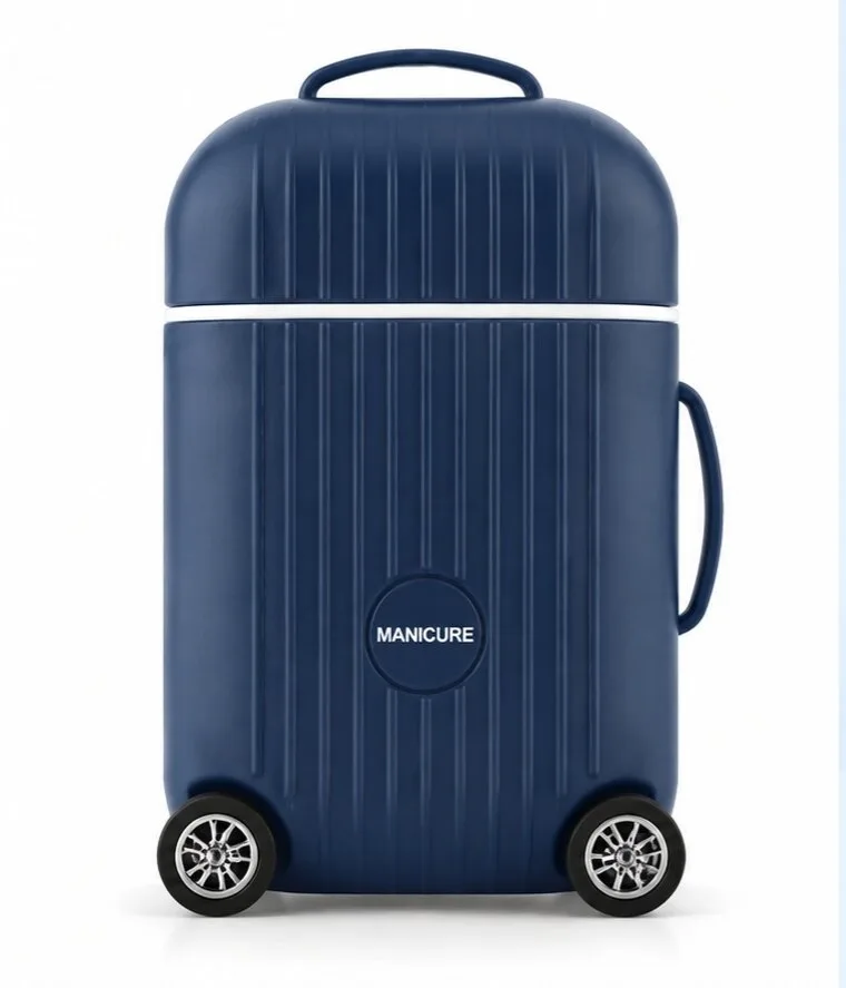 Mini Luggage-Shaped Manicure & Nail Care Kit