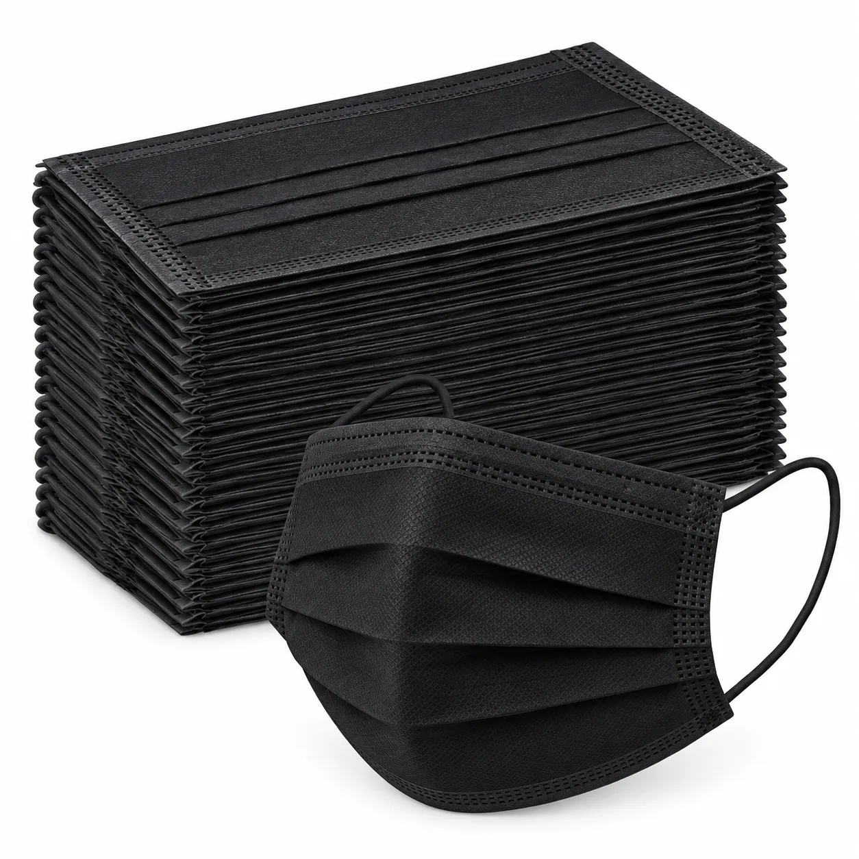 RXSHOPY Disposable Face Mask, 3 Ply Protective Mask for Daily Hygiene, Comfortable Earloop Design