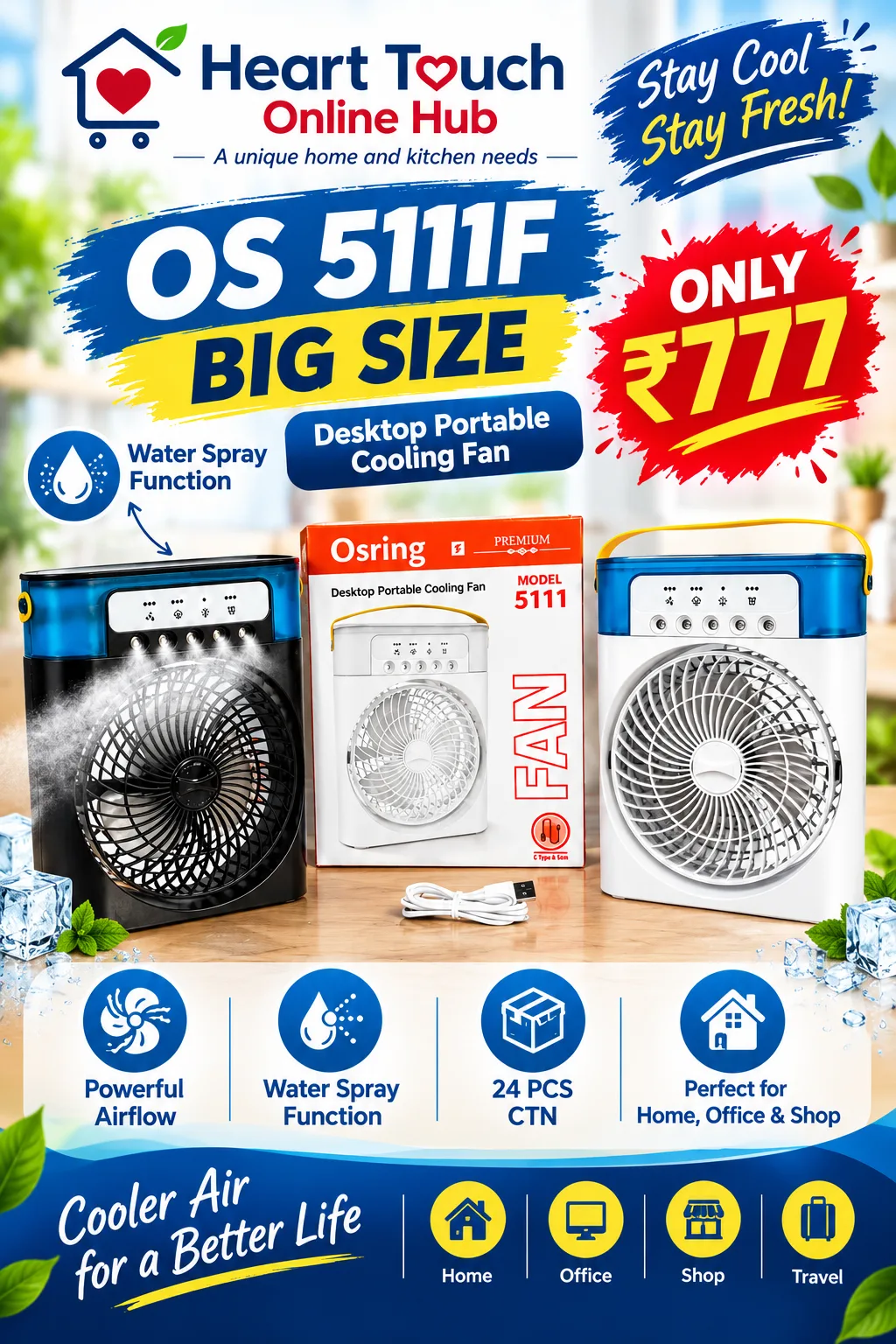 Orrington mist fan