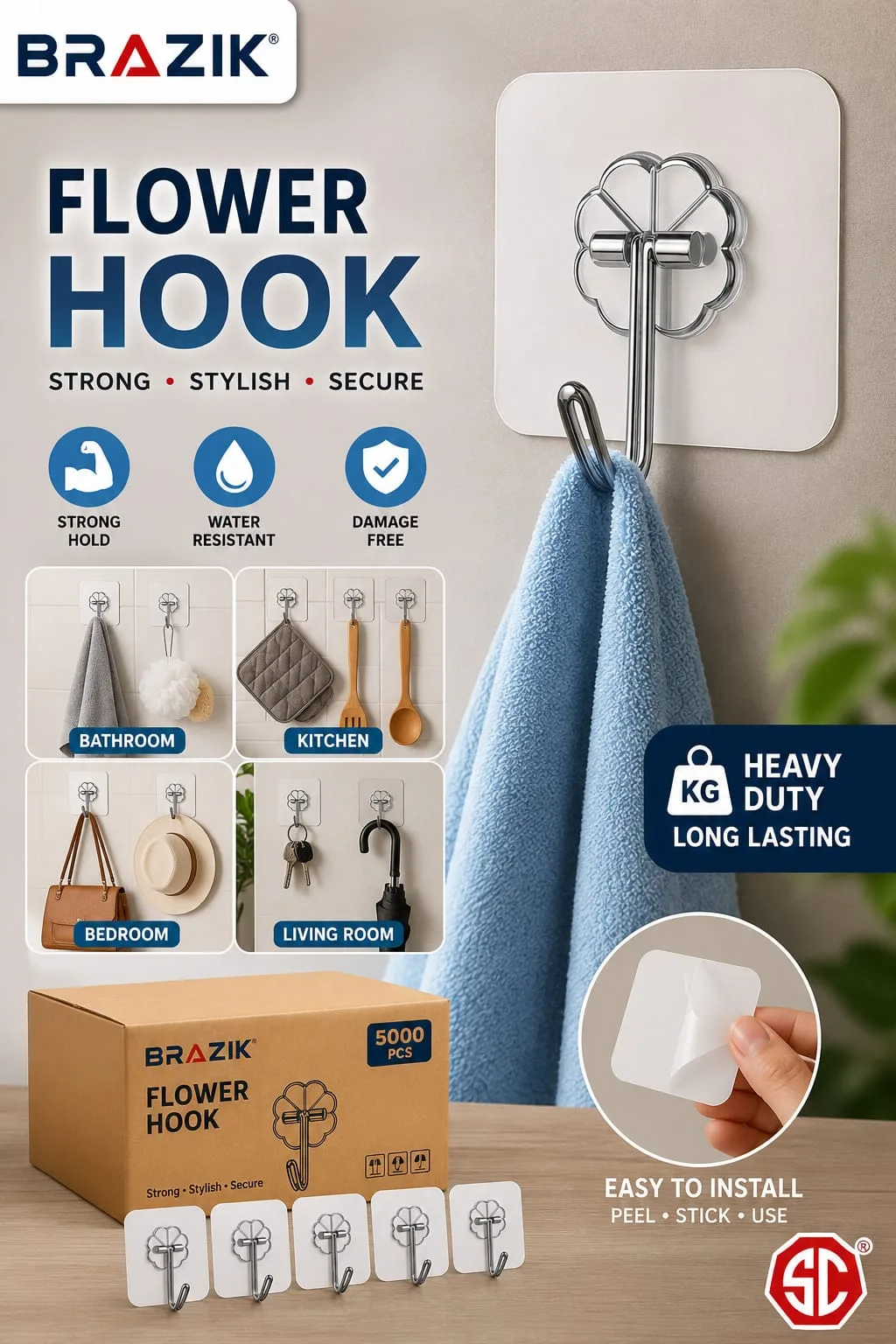 J hook set of 10