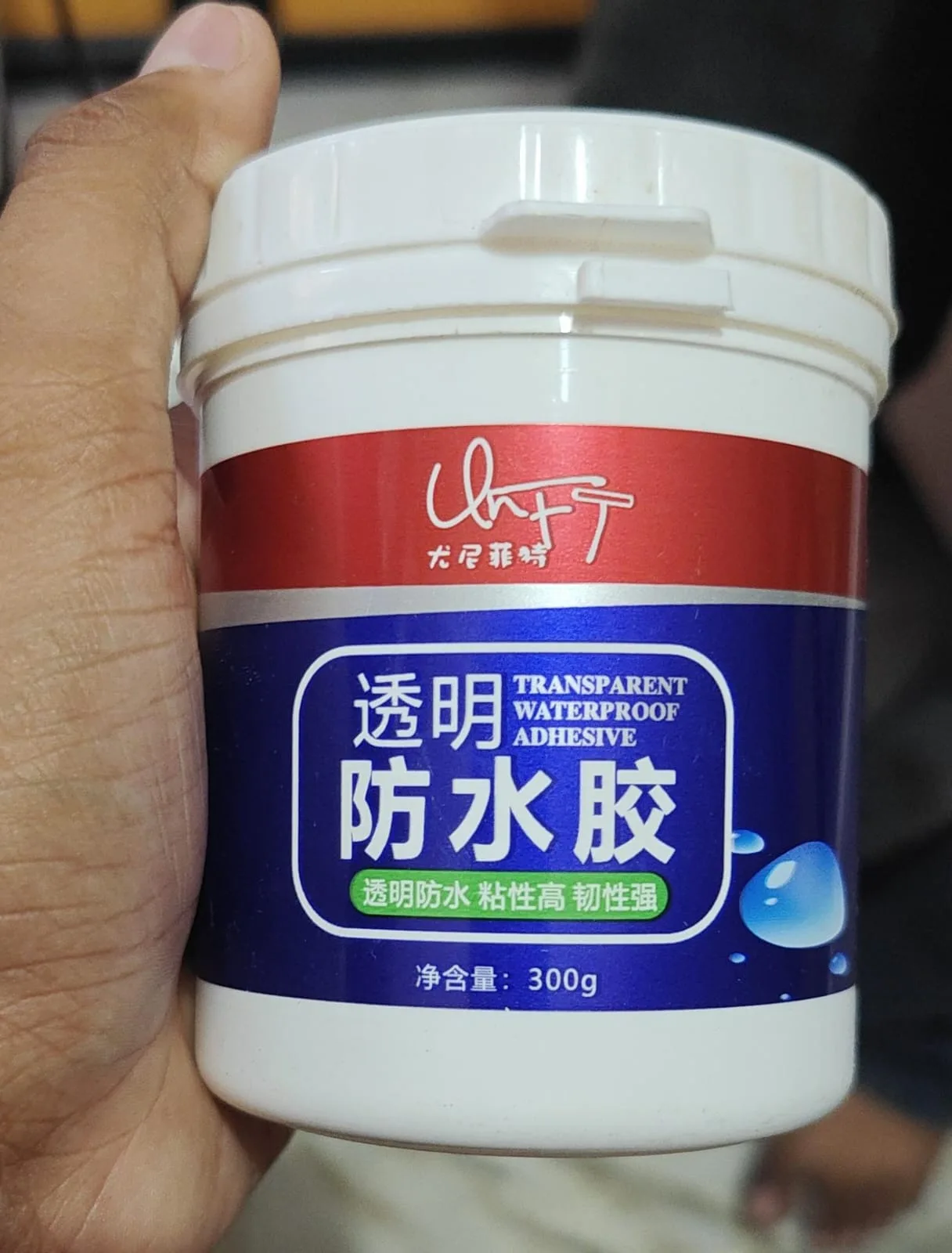 Transparent glue