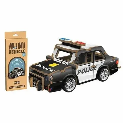 Mini vehicle 3D Wood Puzzle