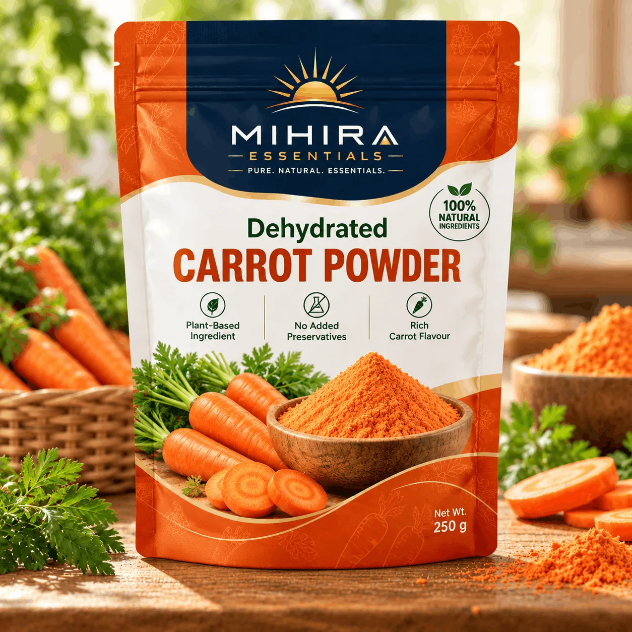 Dehydrated Carrot Powder