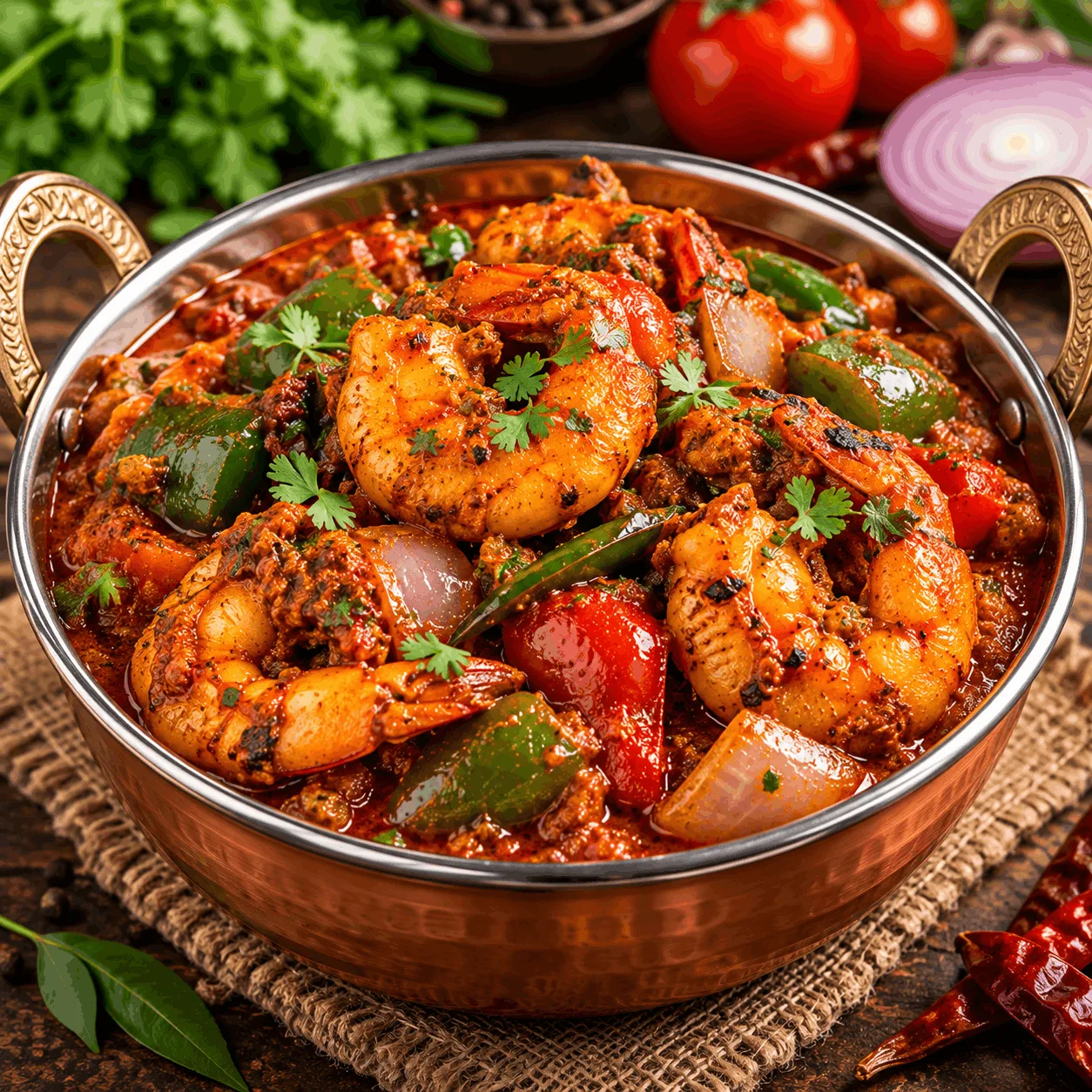 Prawns Kadai