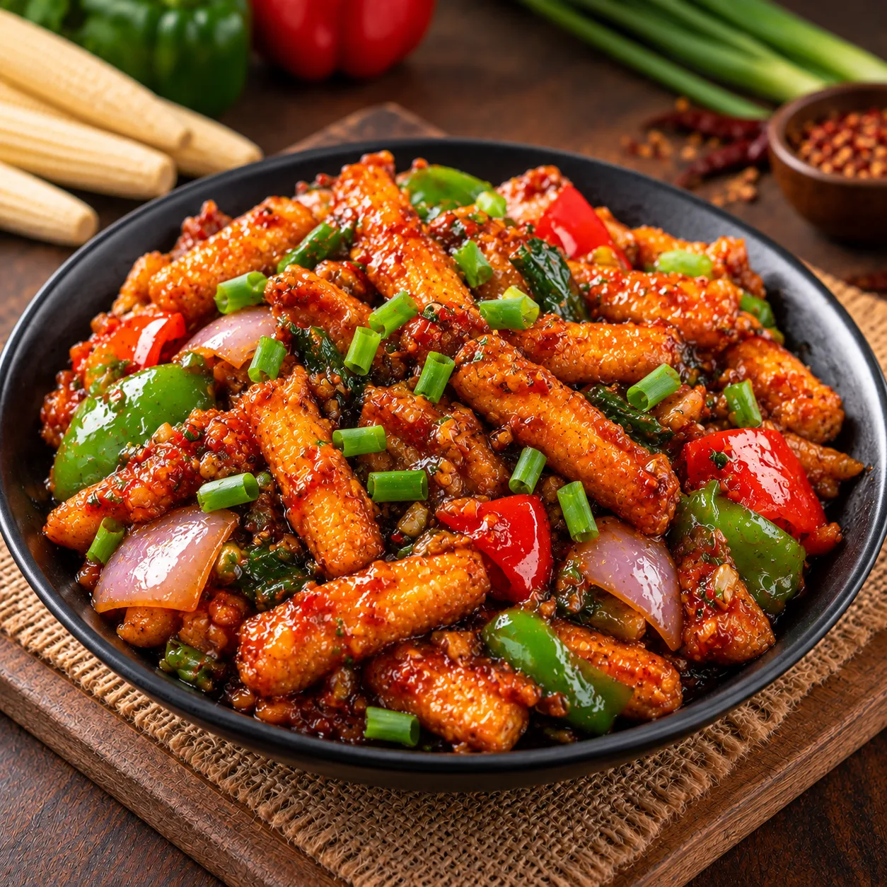 Chilli Baby Corn