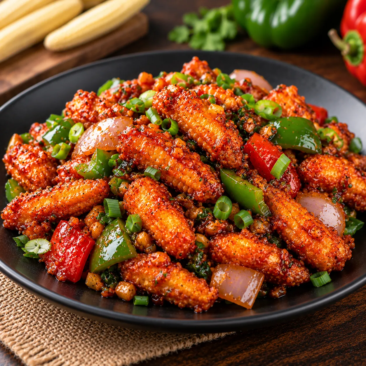 Baby Corn Manchurian